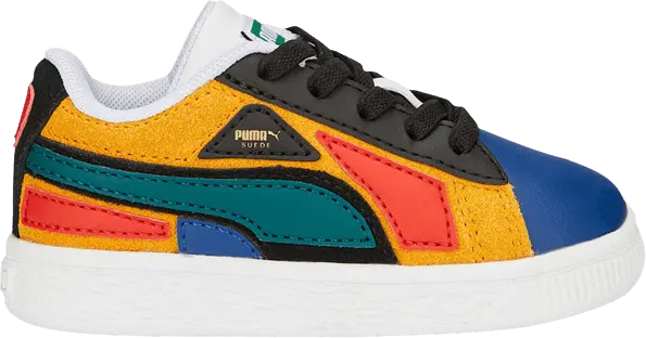  Puma Suede Infant &#039;Layers - Blazing Blue Varsity Green&#039;