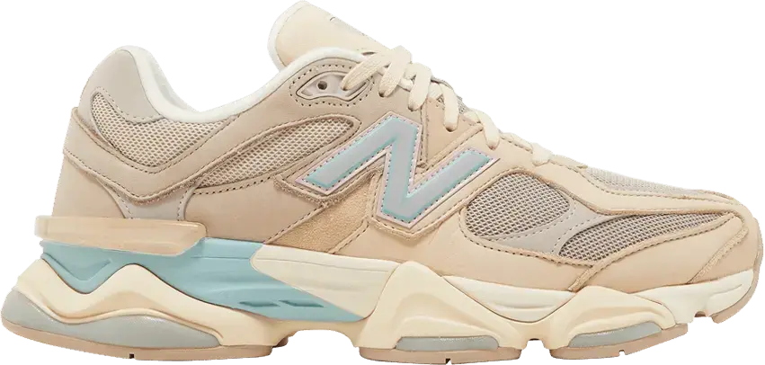  New Balance 9060 Ivory Cream Pink Sand