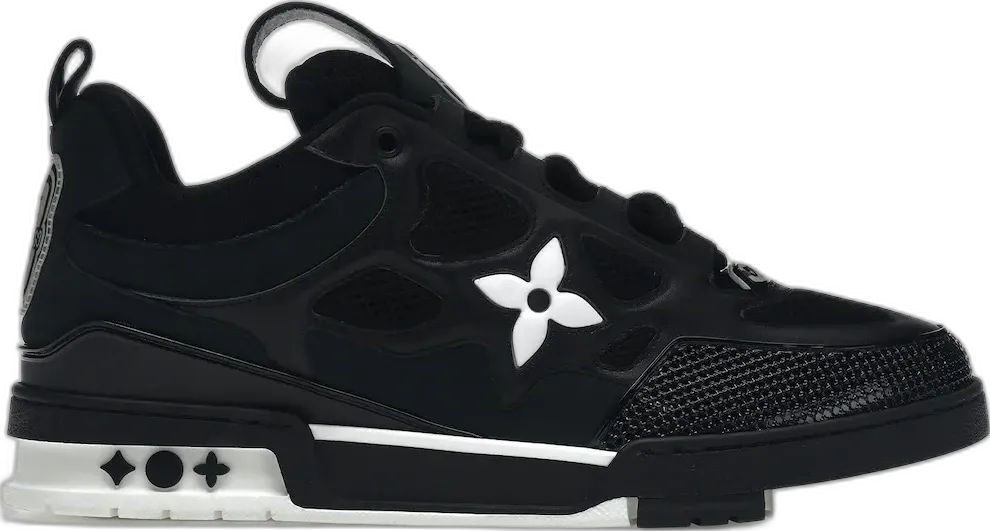  Louis Vuitton LV Skate Sneaker Black Black White