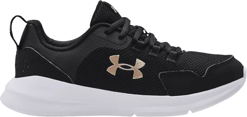  Under Armour Essential GS &#039;Black White&#039;