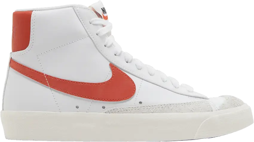  Nike Wmns Blazer Mid &#039;77 &#039;White Orange&#039;