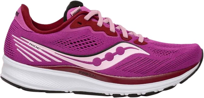  Saucony Wmns Ride 14 &#039;Razzle Fairytale&#039;