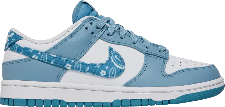  Nike Dunk Low Essential Paisley Pack Worn Blue (Women&#039;s)