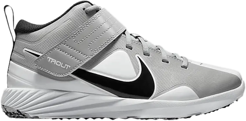 Nike Force Trout 7 Turf GS &#039;Light Smoke Grey Dynamic Turquoise&#039;