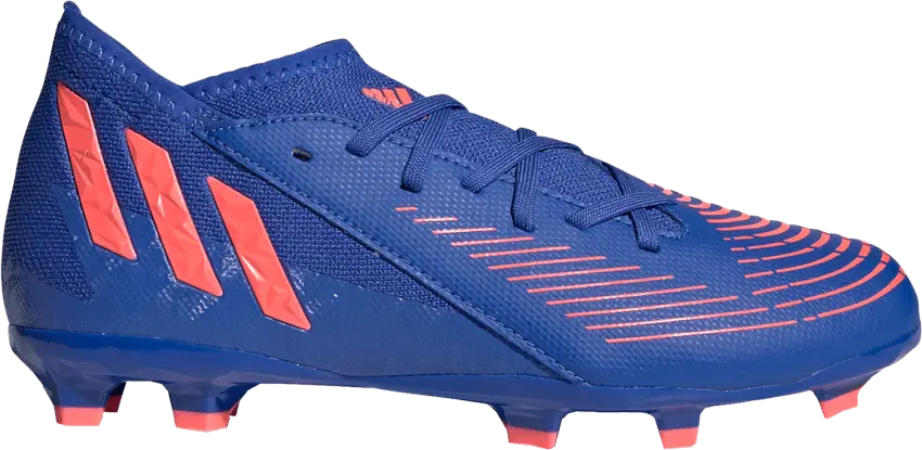  Adidas Predator Edge.3 FG J &#039;Hi-Res Blue Turbo&#039;