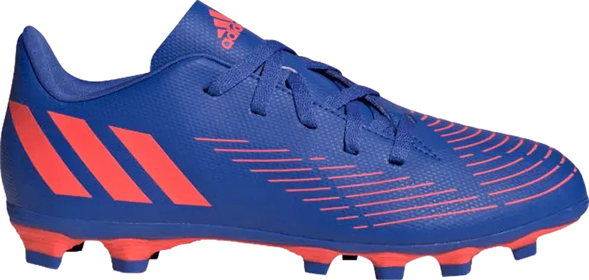  Adidas Predator Edge.4 FG J &#039;Hi-Res Blue Turbo&#039;