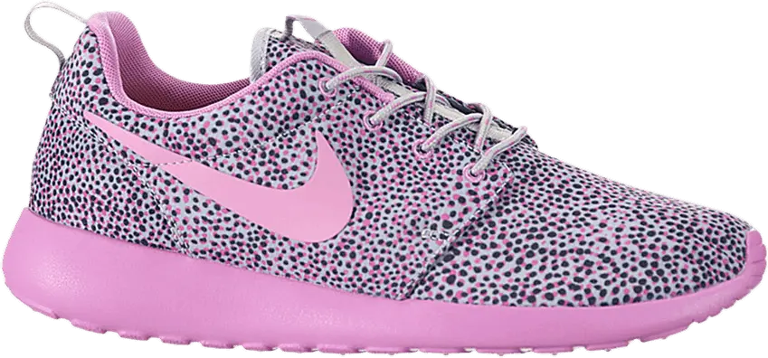  Nike Roshe Run Print Polka Dot Pink Black (Women&#039;s)