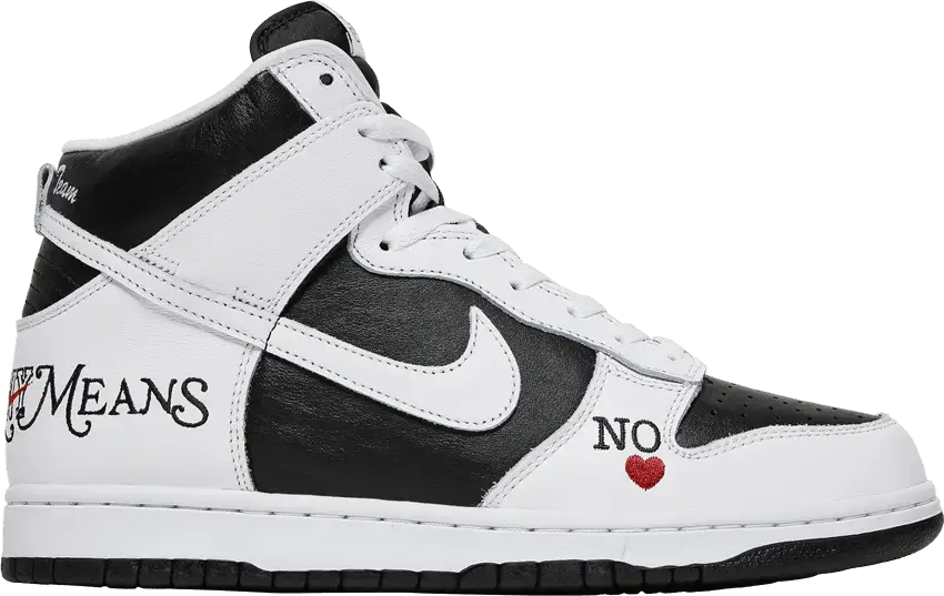  Nike SB Dunk High Supreme By Any Means Black