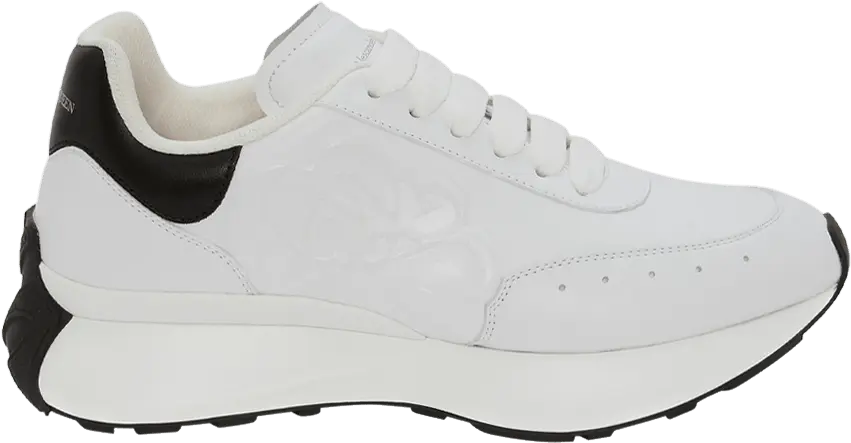  Alexander Mcqueen Alexander McQueen Wmns Sprint Runner &#039;White Black&#039;