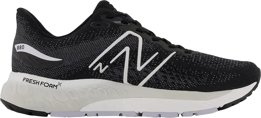  New Balance Wmns Fresh Foam X 880v12 2E Wide &#039;Black Steel&#039;