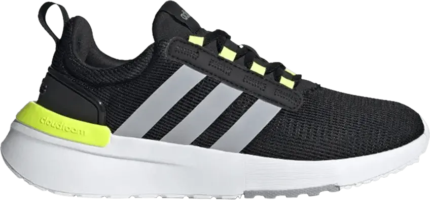  Adidas Racer TR21 Big Kid &#039;Black Solar Yellow&#039;