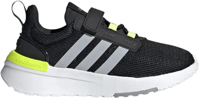  Adidas Racer TR21 Little Kid &#039;Black Solar Yellow&#039;