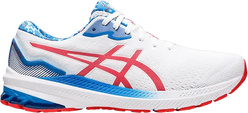  Asics GT 1000 11 &#039;White Electric Red&#039;