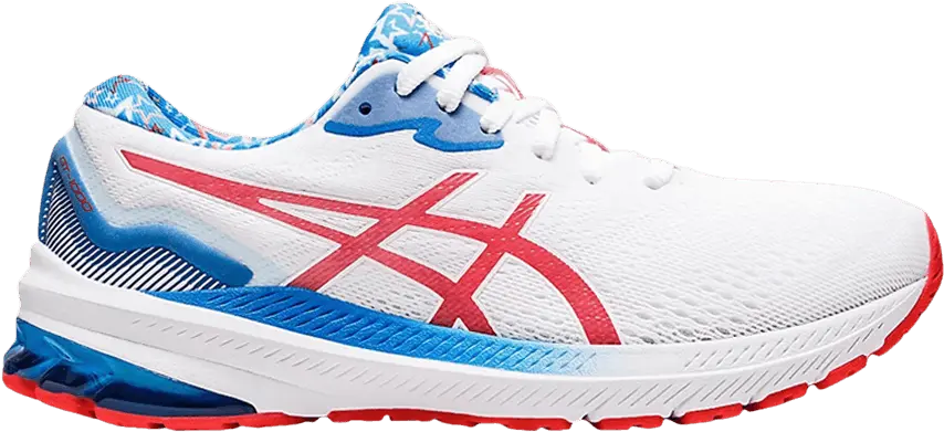  Asics Wmns GT 1000 11 &#039;White Electric Red&#039;