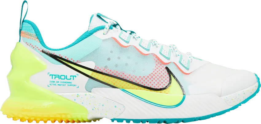  Nike Force Zoom Trout LTD TF &#039;White Aurora Green Volt&#039;