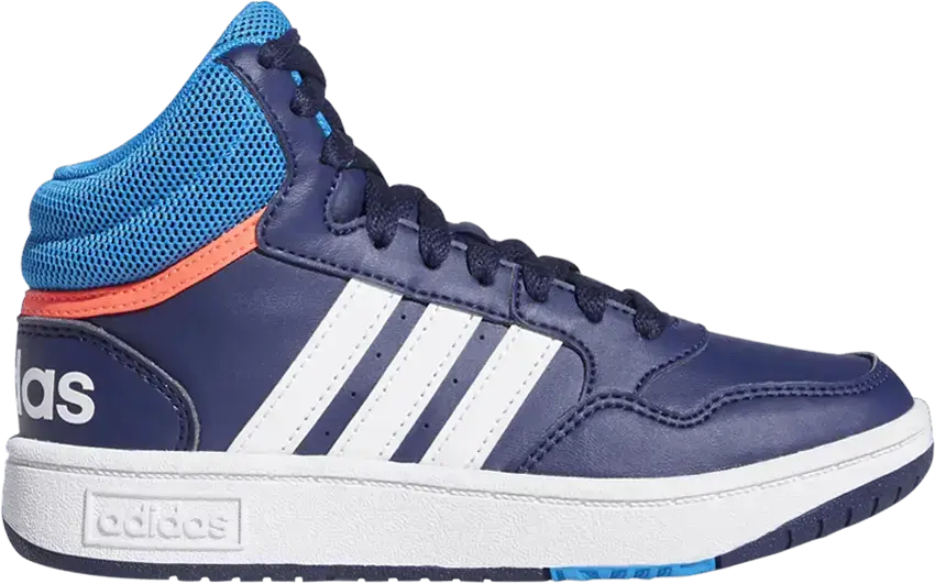  Adidas Hoops Mid J &#039;Dark Blue Turbo&#039;