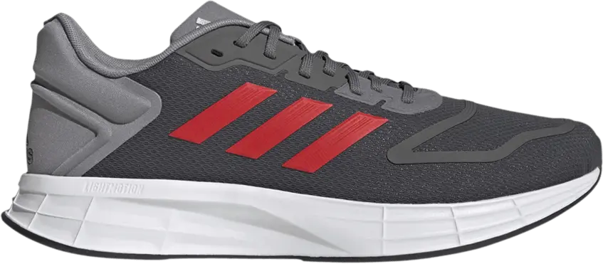  Adidas Duramo 10 &#039;Grey Vivid Red&#039;