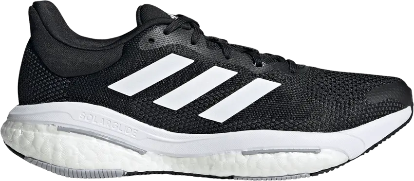  Adidas Solar Glide 5 Wide &#039;Black White Grey&#039;