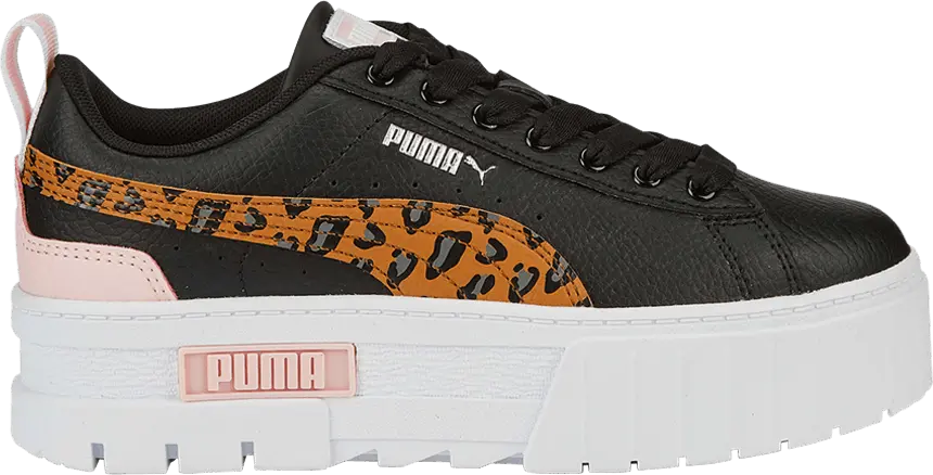  Puma Mayze Jr &#039;Wild - Desert Tan Leopard&#039;