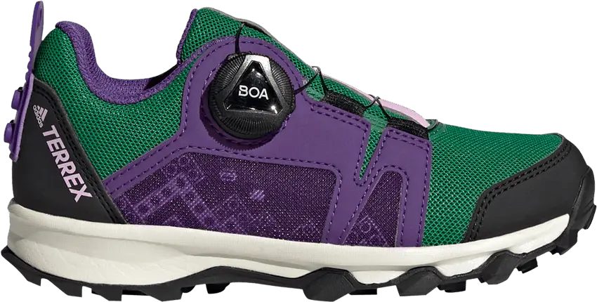  Adidas LEGO x Terrex Agravic BOA J &#039;Green Sharp Purple&#039;