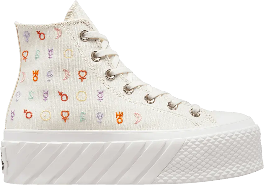  Converse Wmns Taylor All Star Lift 2X Platform High &#039;Mystic Symbols&#039;