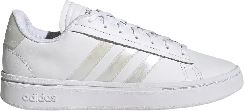  Adidas Wmns Grand Court Alpha &#039;White Silver Metallic&#039;