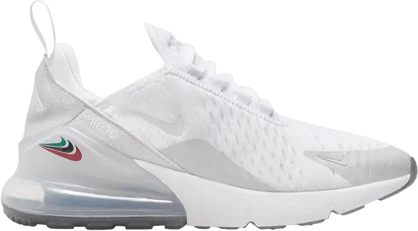  Nike Air Max 270 GS &#039;White Grey Fog&#039;