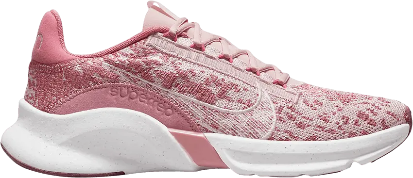  Nike Wmns SuperRep Go 3 Flyknit Next Nature &#039;Desert Berry Sail&#039;