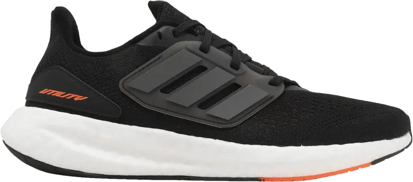  Adidas PureBoost 22 &#039;Black Semi Orange&#039;