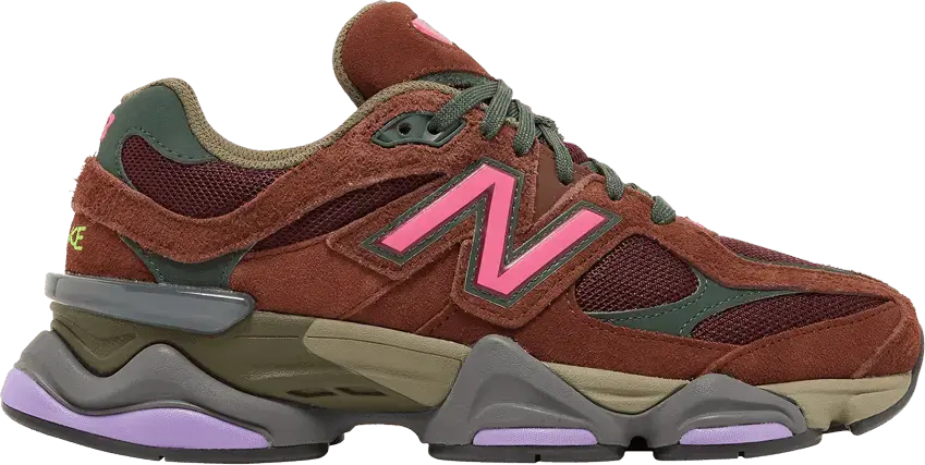  New Balance 9060 Rich Oak Burgundy