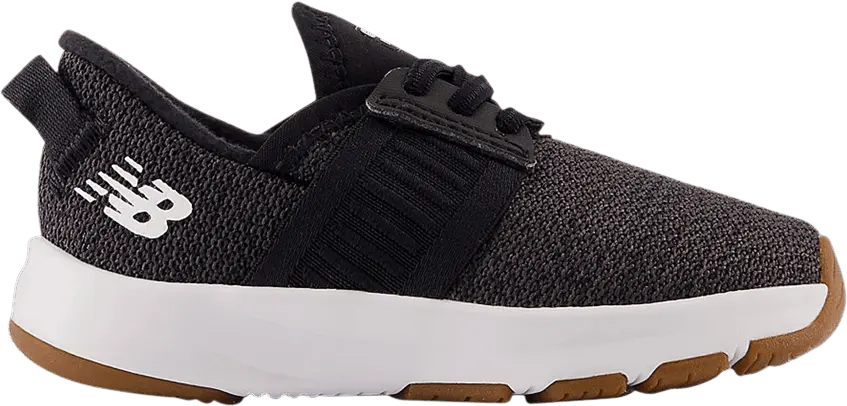  New Balance Dynasoft Nergize v3 Slip On Toddler &#039;Black White Gum&#039;