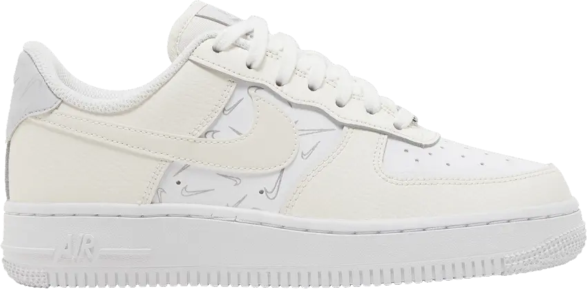  Nike Air Force 1 Low &#039;07 Mini Checks Sail Pure Platinum (Women&#039;s)