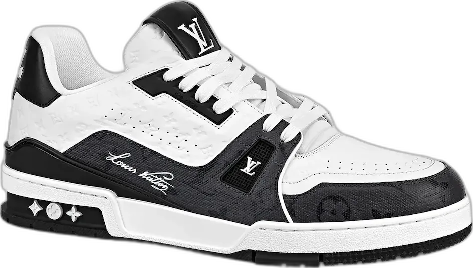  Louis Vuitton LV Trainer #54 Black White