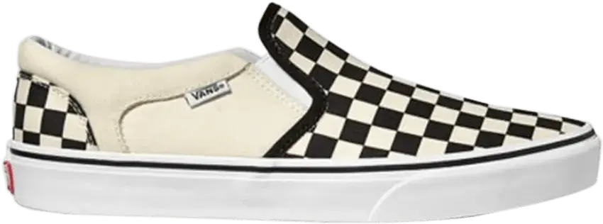  Vans Asher Slip-On Checkerboard