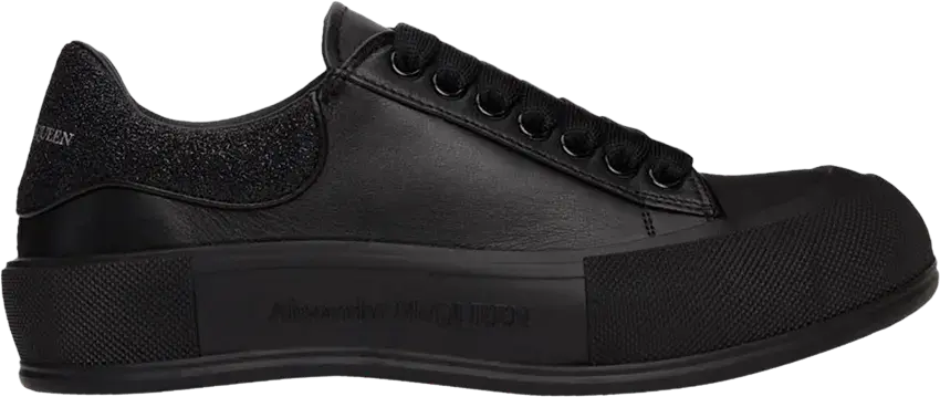  Alexander Mcqueen Alexander McQueen Deck Lace-Up Plimsoll &#039;Black Starry Night&#039;