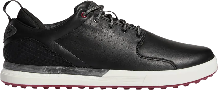  Adidas Flopshot Spikeless &#039;Black Legacy Burgundy&#039;