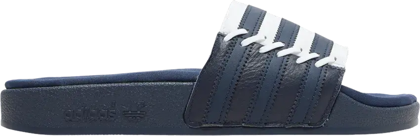  Adidas Wmns Adilette Slide &#039;Stitched - Collegiate Navy&#039;