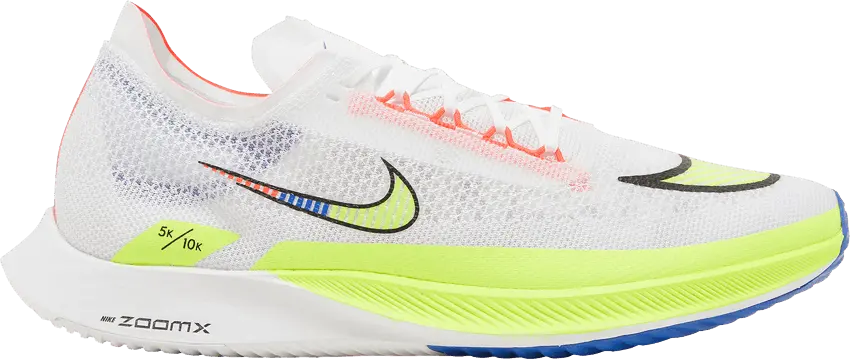 Nike ZoomX Streakfly Premium White Volt Racer Blue