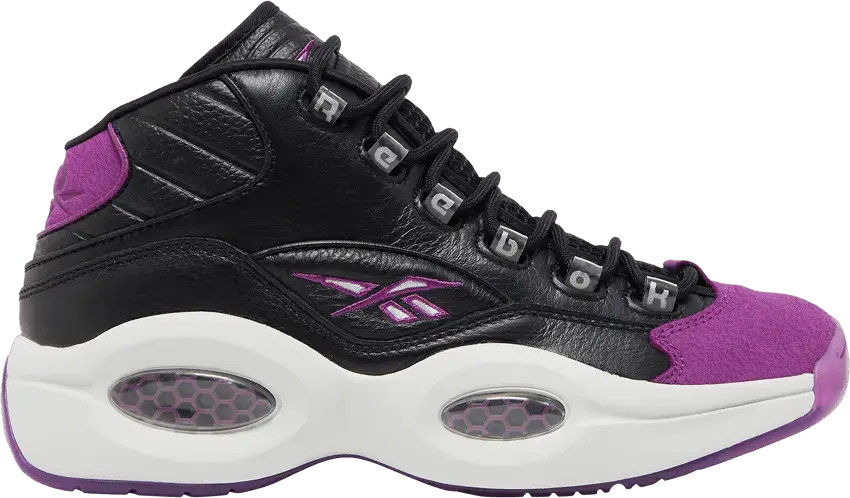  Reebok Question Mid &#039;Black Aubergine&#039;