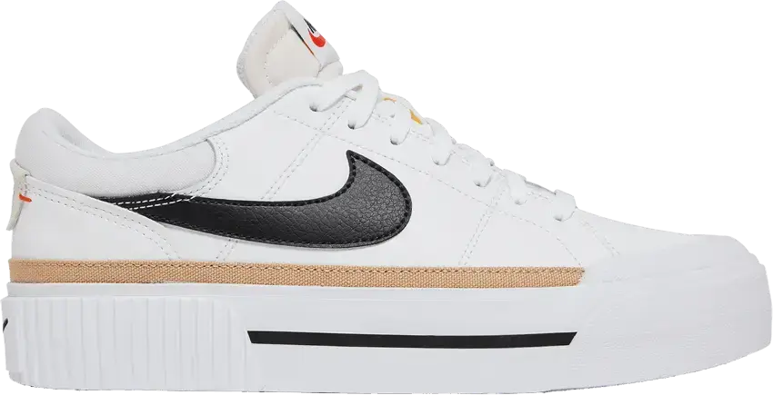  Nike Court Legacy Lift White Black (Women&#039;s)