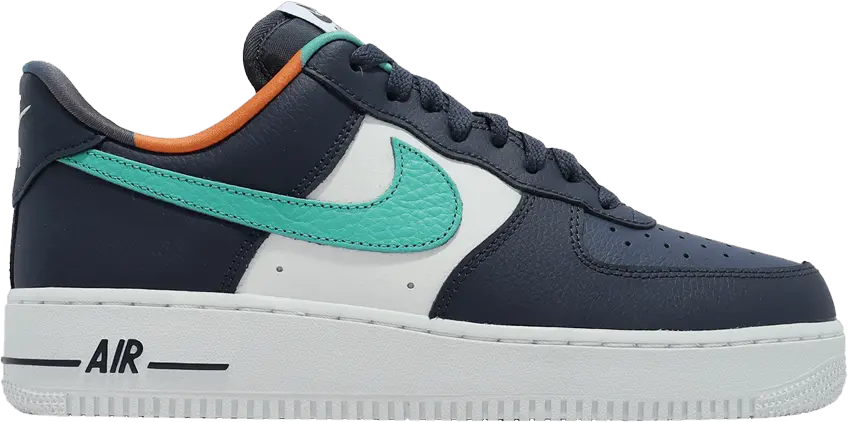  Nike Air Force 1 Low &#039;07 LV8 EMB Thunder Blue Washed Teal