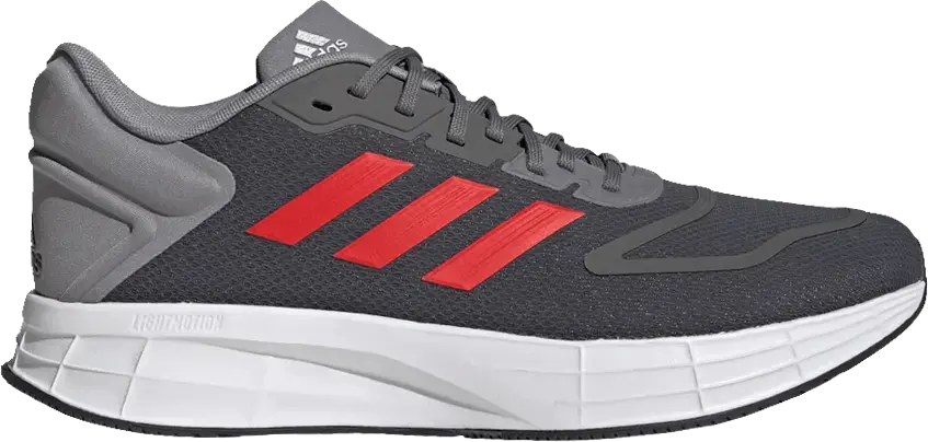  Adidas Duramo 10 Wide &#039;Grey Vivid Red&#039;