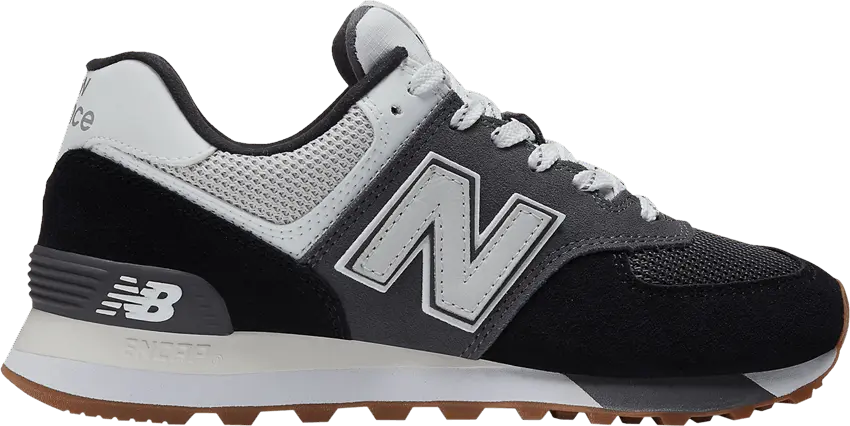  New Balance 574 Grey Black White (Women&#039;s)