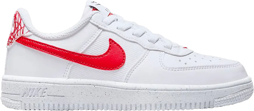  Nike Force 1 Crater Next Nature PS &#039;White Habanero Red&#039;