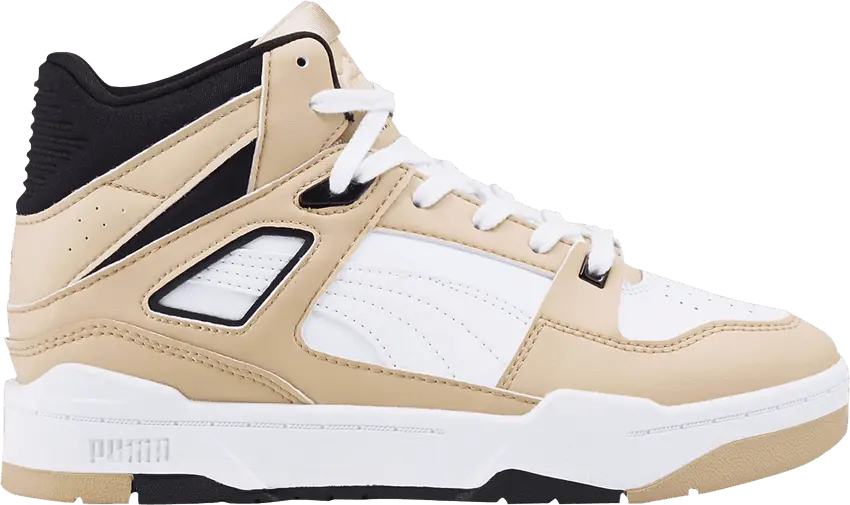  Puma Wmns Slipstream Mid &#039;White Light Sand&#039;