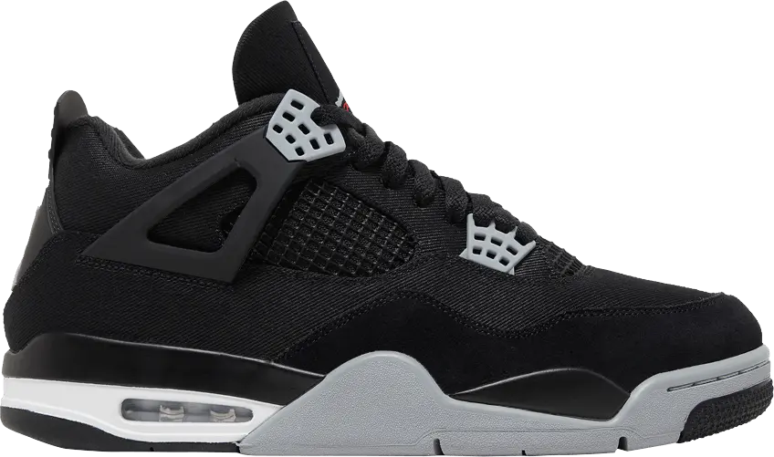  Jordan 4 Retro SE Black Canvas