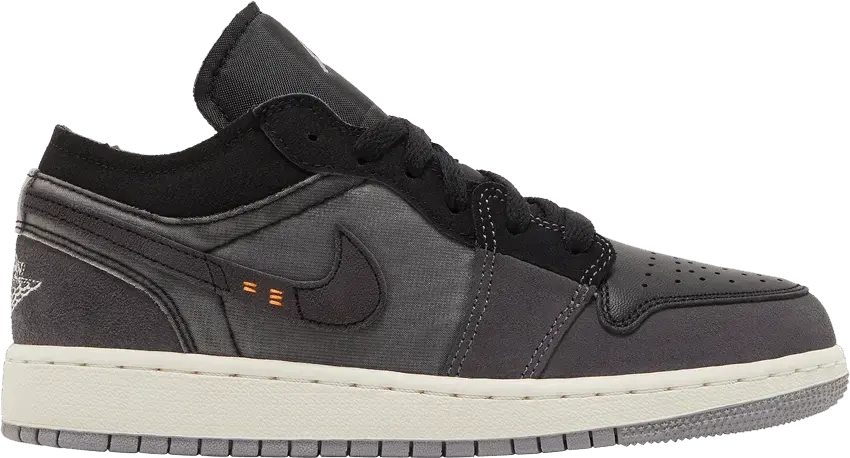  Jordan 1 Low Craft Inside Out Black (GS)