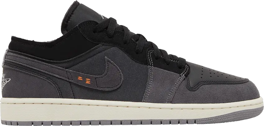  Jordan 1 Low Craft Inside Out Black