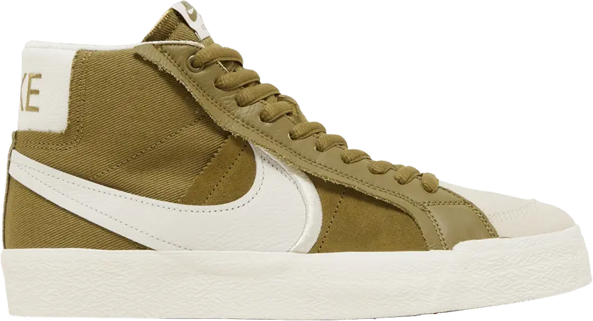  Nike Zoom Blazer Mid Premium Plus SB &#039;Olive Green&#039;