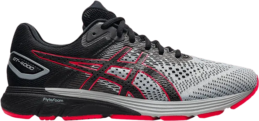  Asics GT 4000 2 2E Wide &#039;Sheet Rock Electric Red&#039;